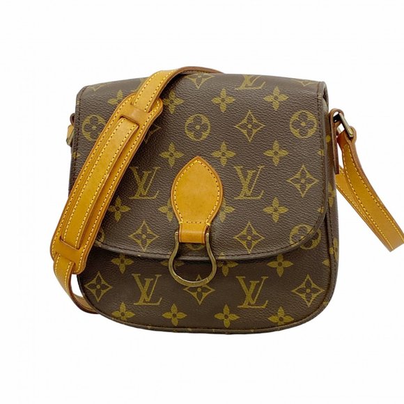 Louis Vuitton Monogram Saint-Cloud MM Shoulder Bag M51244 Brown Women's - Picture 1 of 12